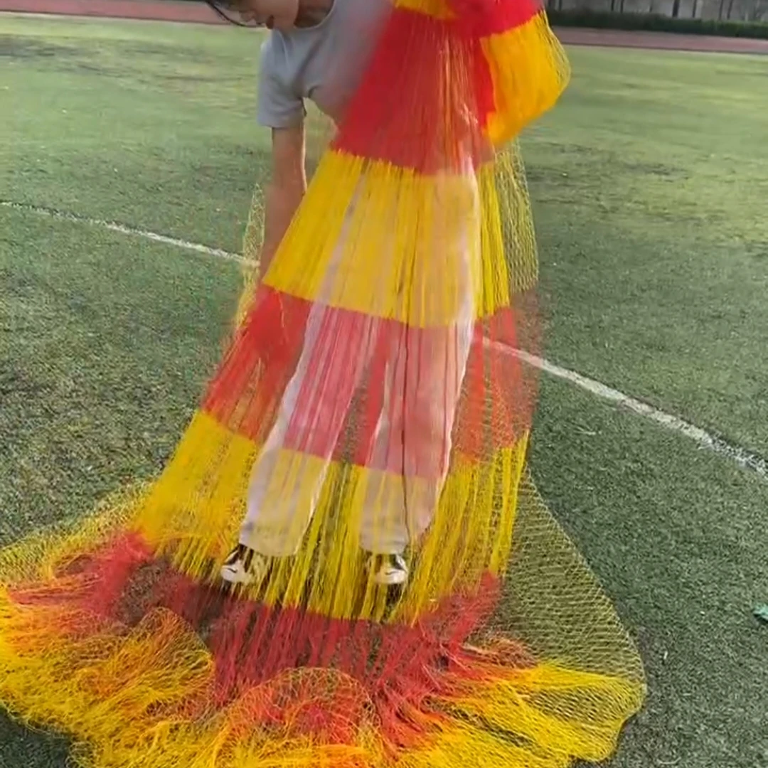 二代原丝一指半四米，直径六米重八斤，铅坠纯手工一开到顶