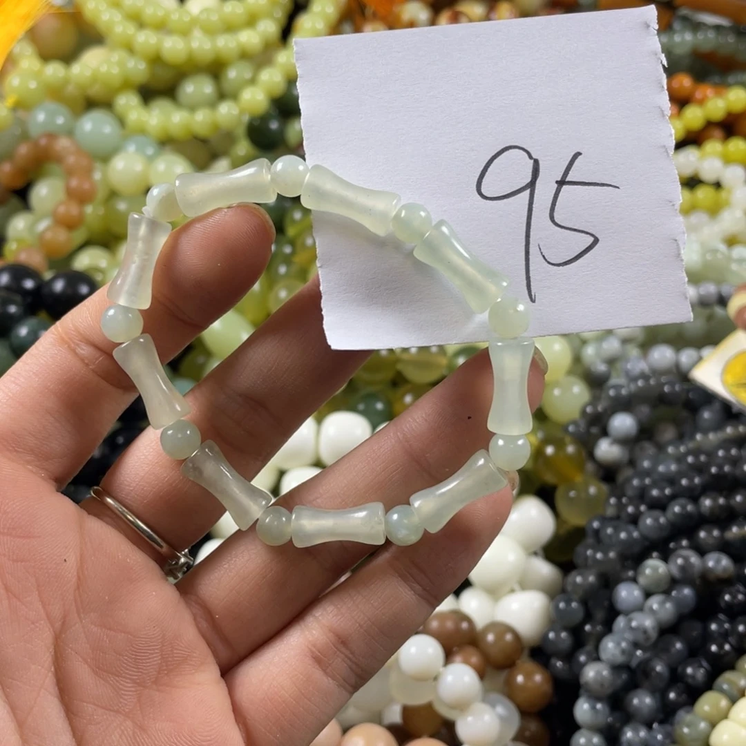 蛇纹石玉未镶嵌手串