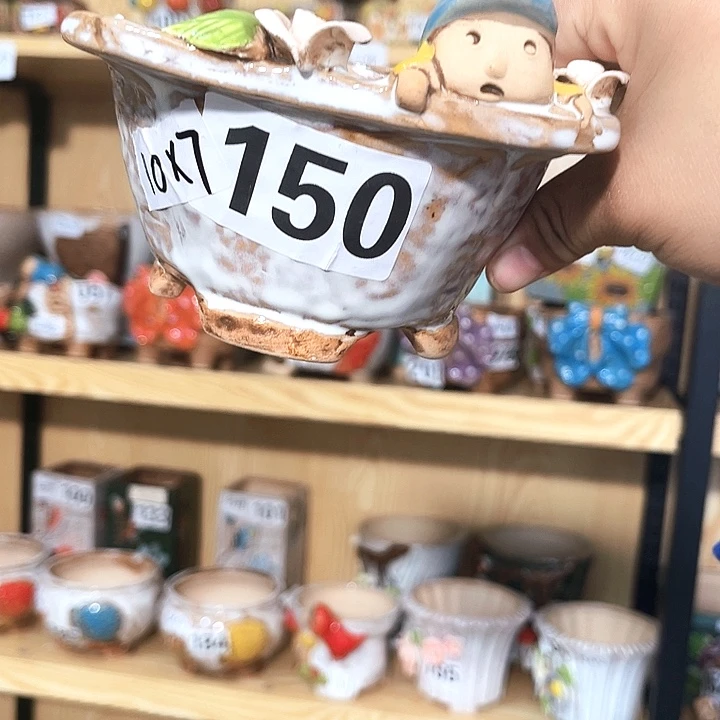 多肉花盆满15包邮