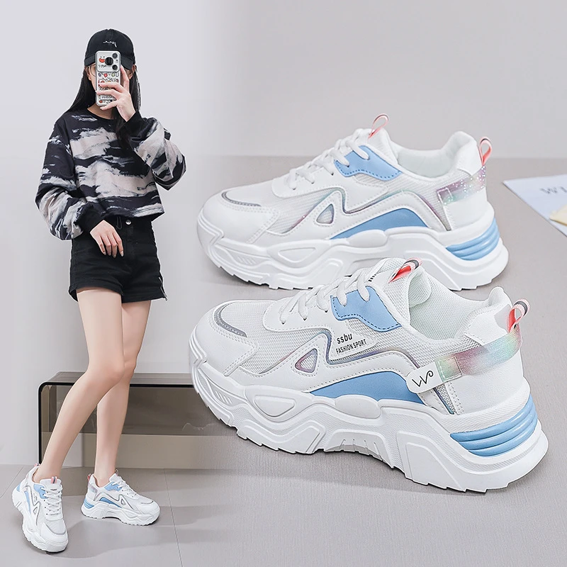 秋冬季老爹鞋女新款鞋子女潮ins百搭爆款春秋休闲运动鞋