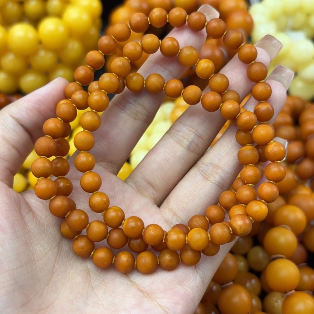 手链琥珀未镶嵌蜜蜡