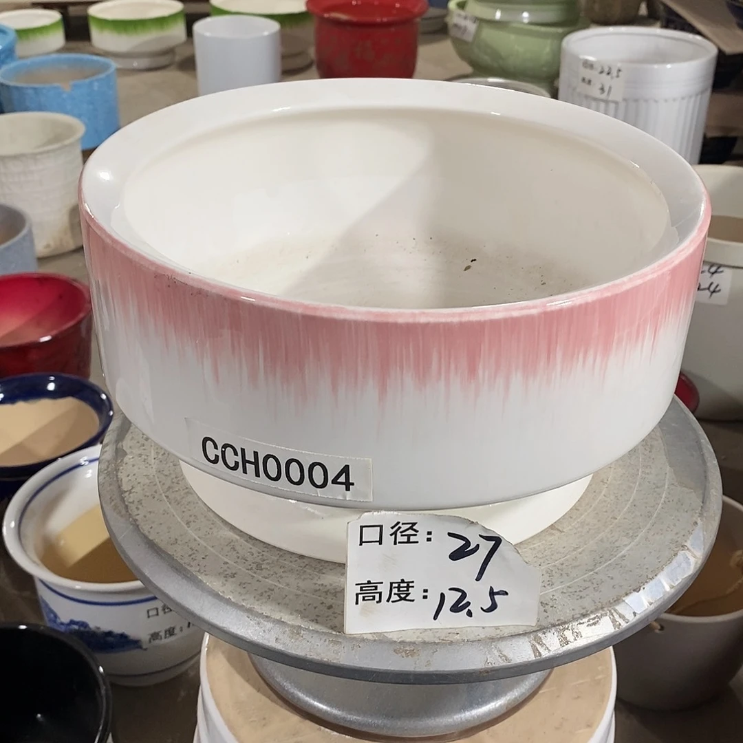 【闪购商品】陶瓷微瑕花盆-CCH004-1个大号