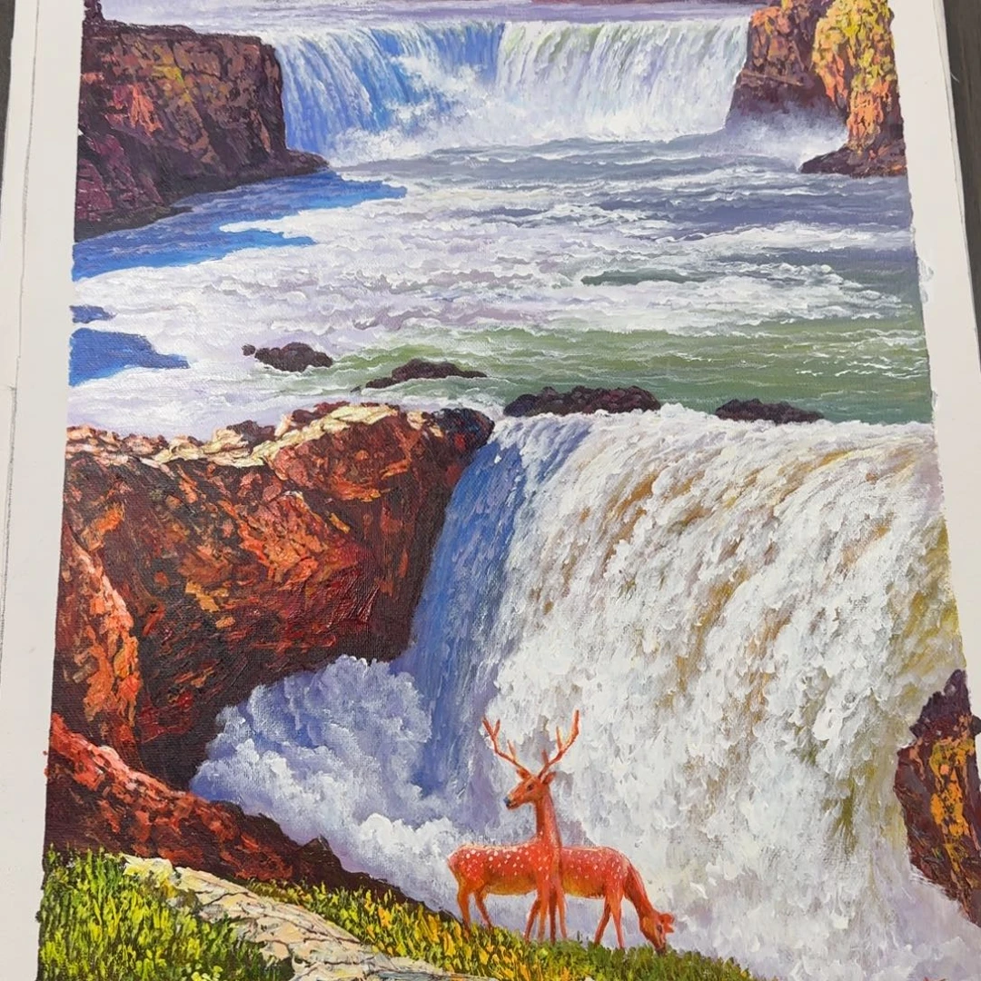 油画我也不知道为什么这么