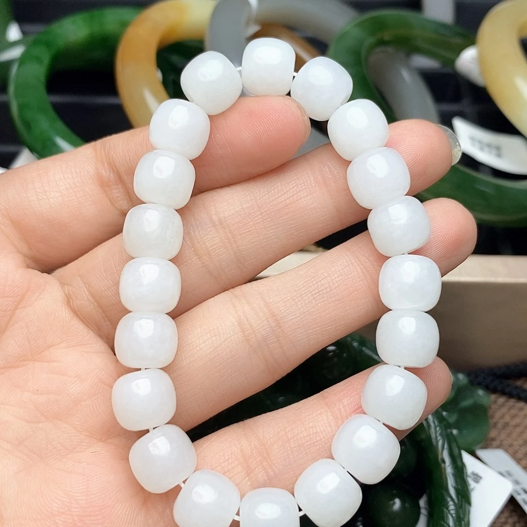 和田玉手串未镶嵌