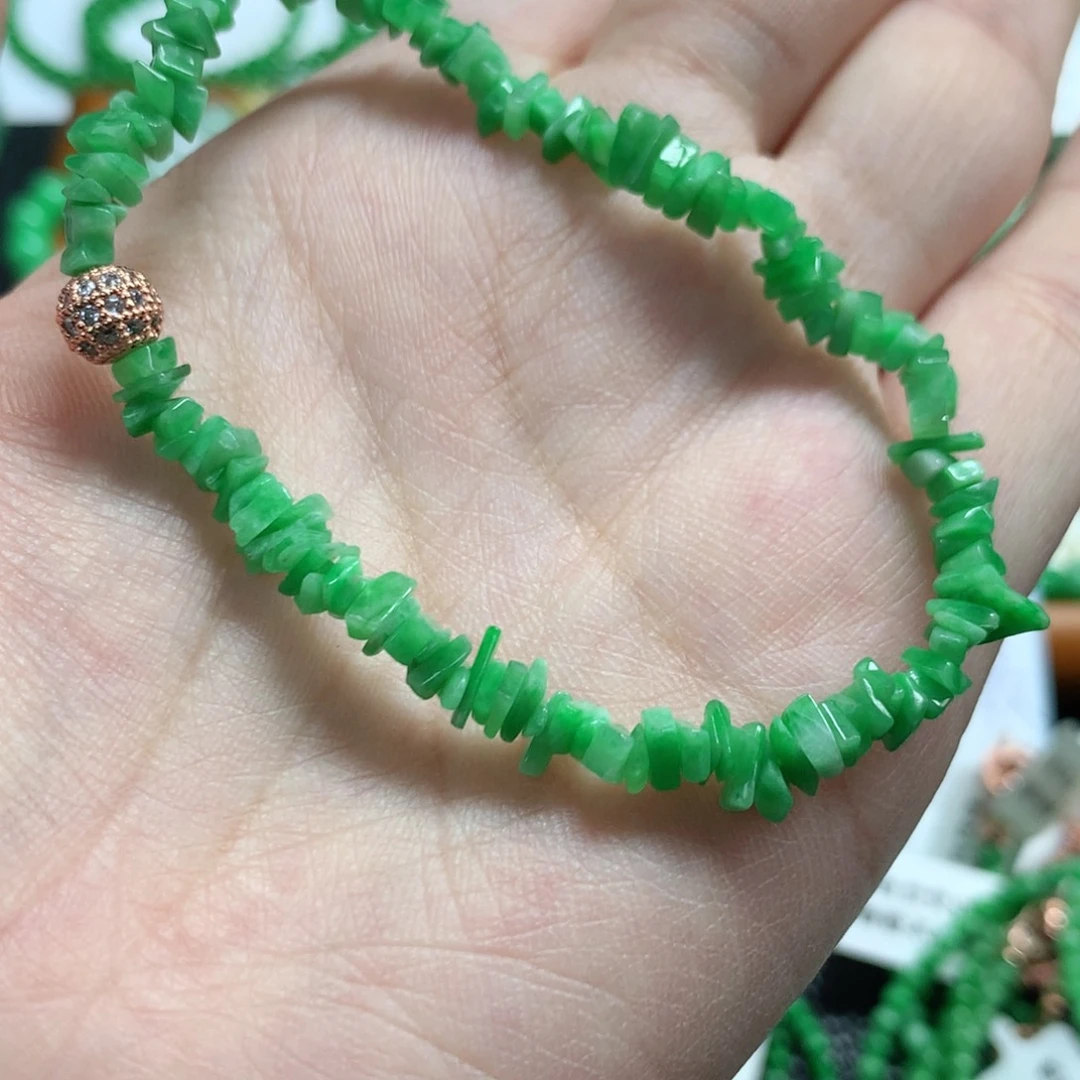 未镶嵌手链翡翠翡翠