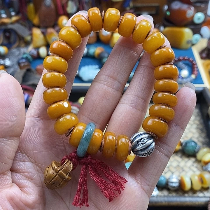 未镶嵌蜜蜡手串睿*静手串