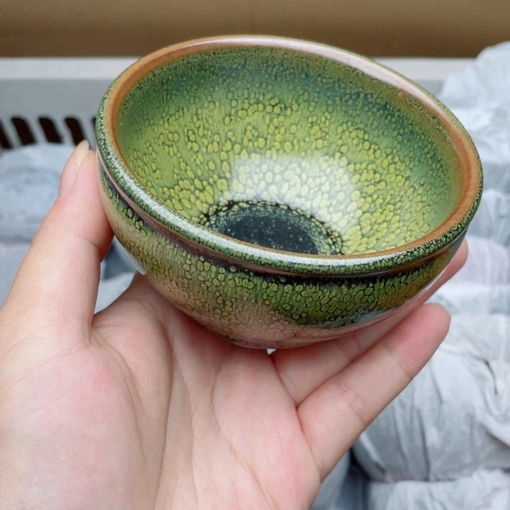 茶盏绿鹧鸪将军主人杯