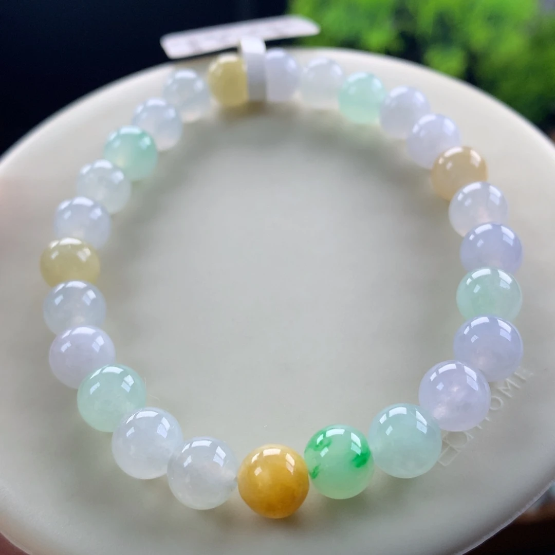 翡翠未镶嵌手链卡7.5