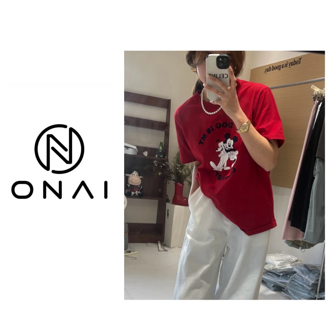 【Onai】春夏新款米奇短袖T恤7855