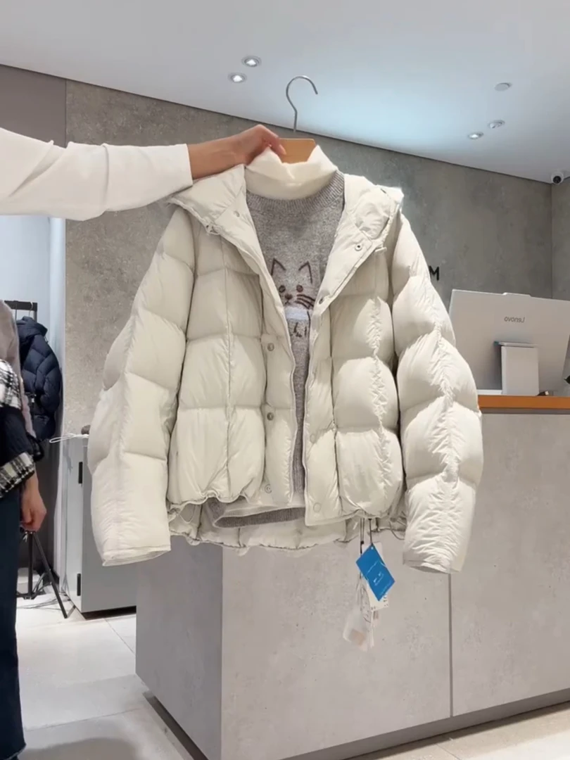 韩系连帽面包服棉服服女2025冬季新款小个子独特超好看保暖外套潮