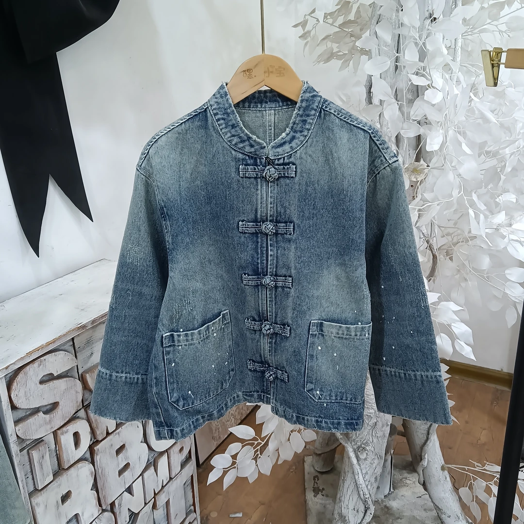 O487蓝色牛仔外套