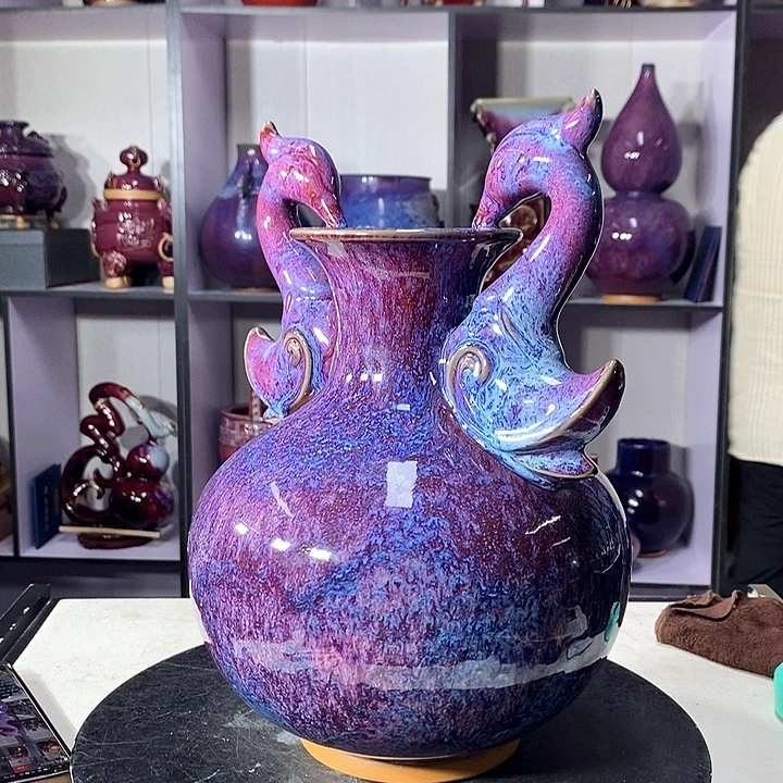 瓷片中国神精品钧瓷
