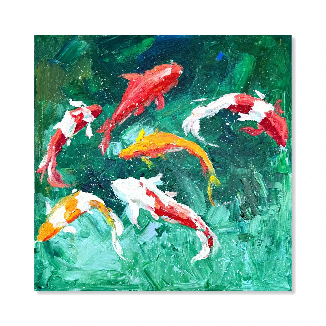 【池间锦鲤】“70*70” No.242 -丙烯装饰画