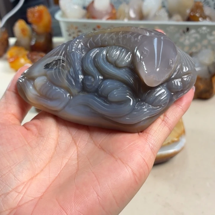 玛瑙/玉髓未镶嵌吊坠(不含链)