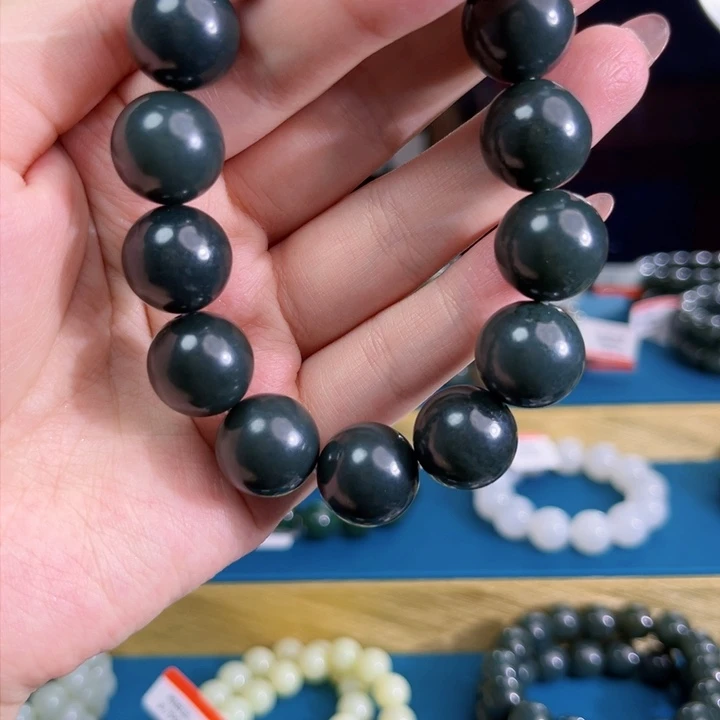 和田玉纯天然手串卡16未镶嵌