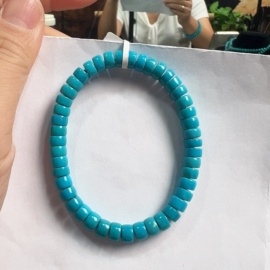 未镶嵌绿松石手串卡6➕