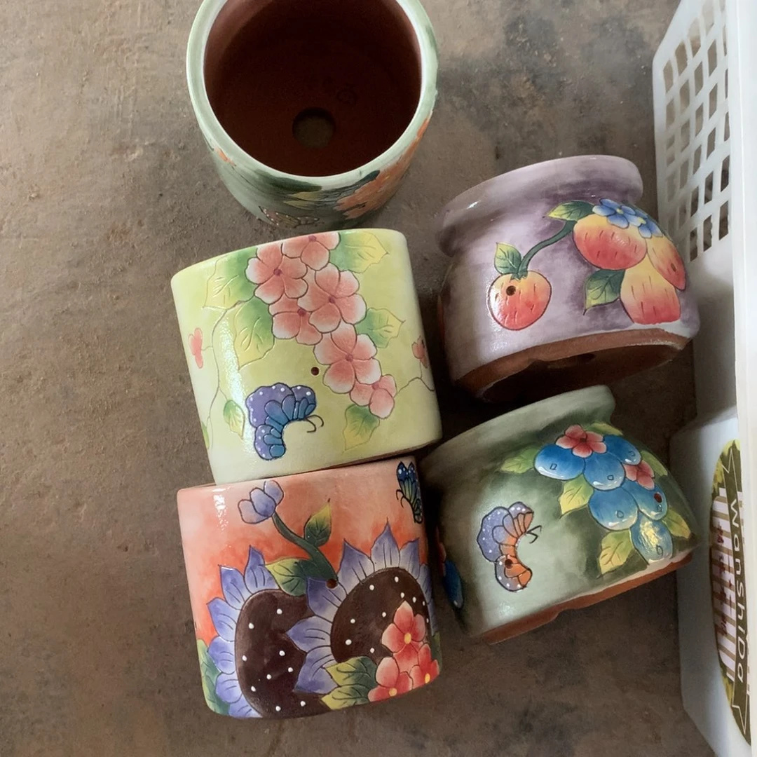 好*福利花盆，手绘花盆