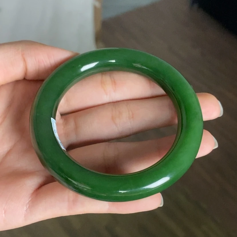 【闪购商品】未镶嵌手镯和田玉（碧玉）