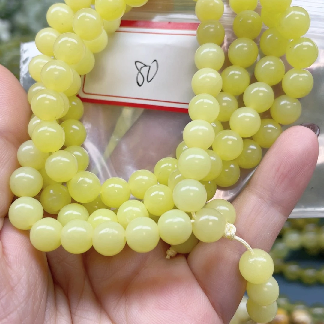 未镶嵌蛇纹石玉手链