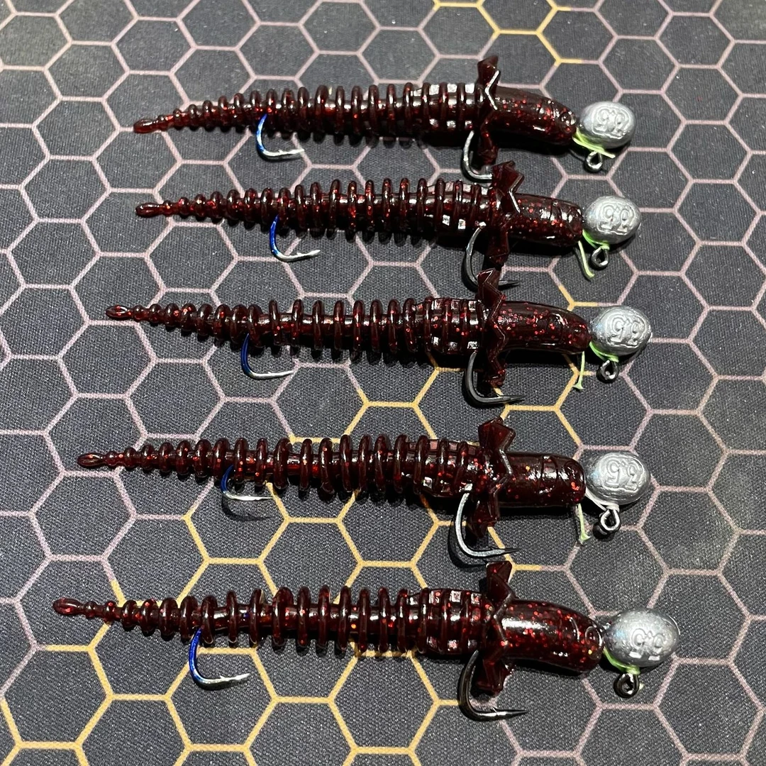 桑巴路亚围裙针尾浮水尾钩轻舞虫软饵加绑尾钩轻舞虫软饵加尾钩