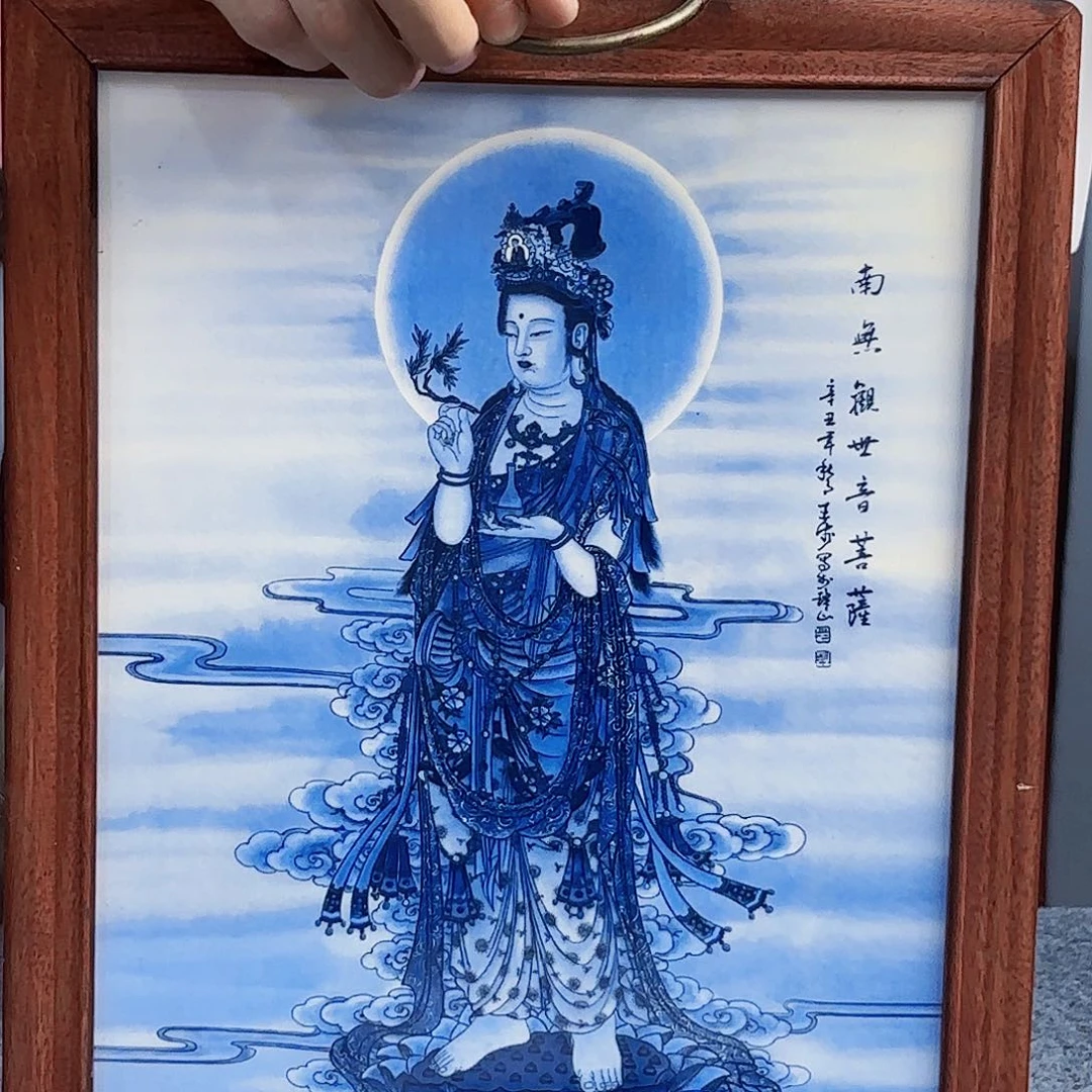 摆件景德镇陶瓷瓷板画