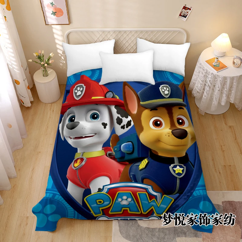 汪汪队立大功狗狗巡逻队卡通床单单件学生宿舍单人被单双人床可爱