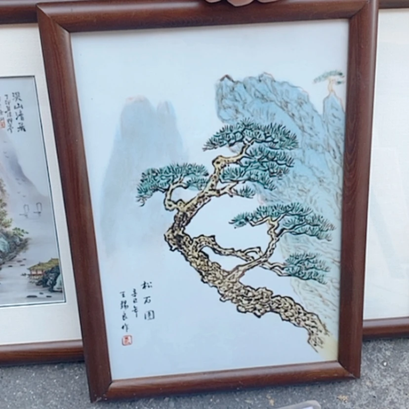 【闪购商品】瓷片花**安景德镇现代工艺品