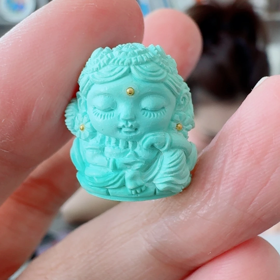 未镶嵌绿松石珠宝奇石