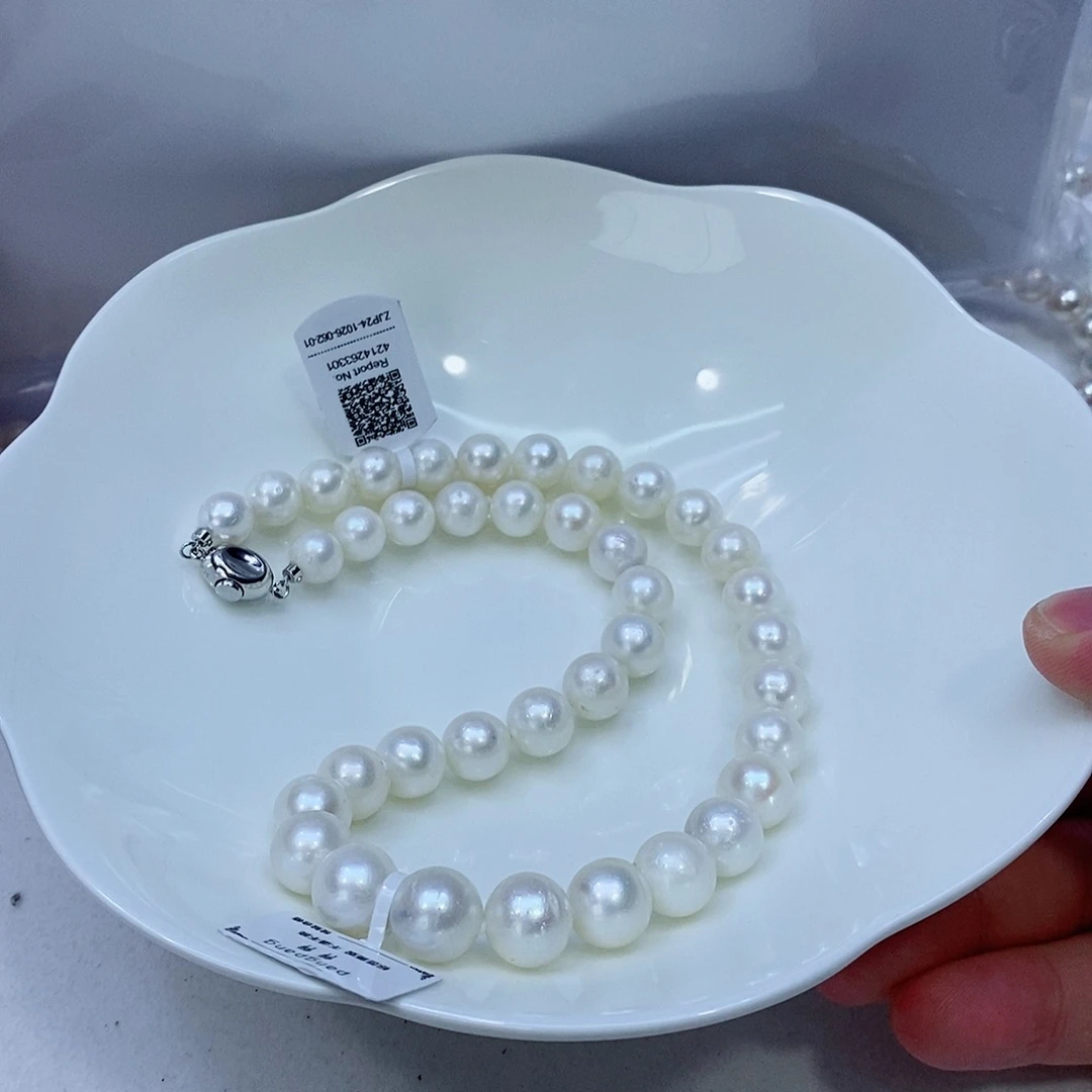 海水珍珠颈饰银S925镶嵌