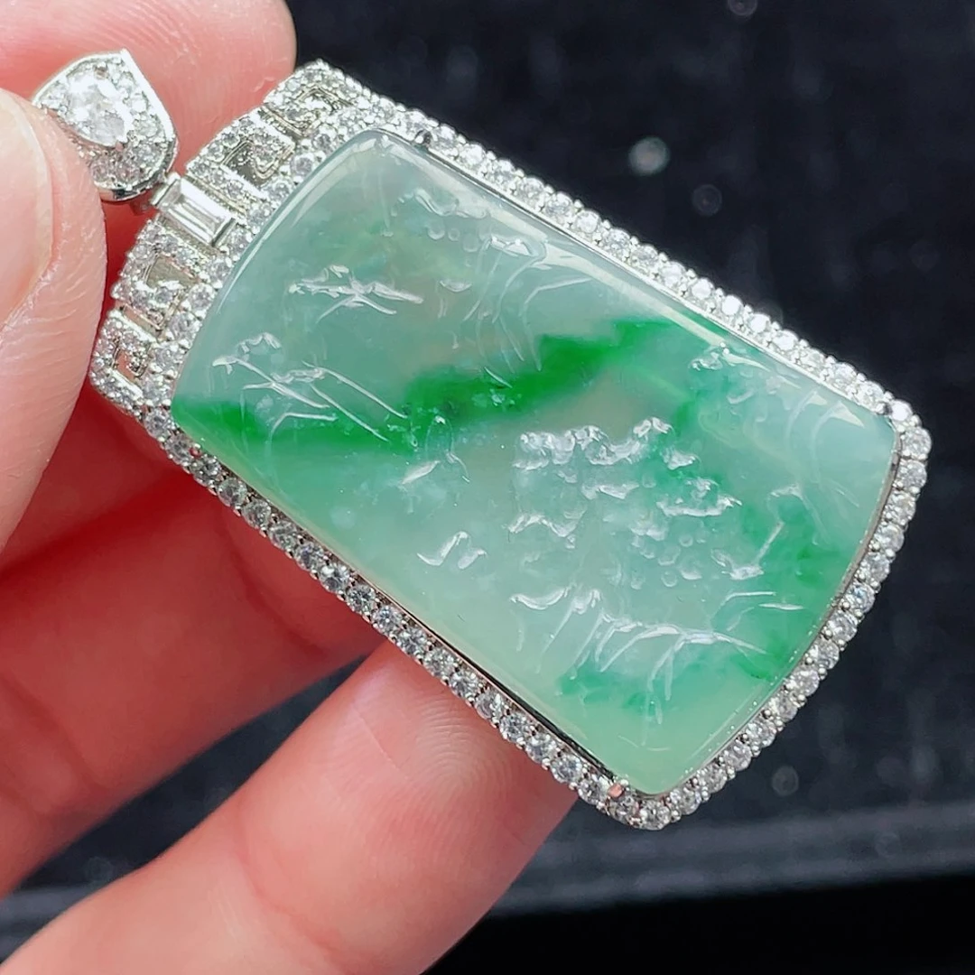 翡翠颈饰未镶嵌2，