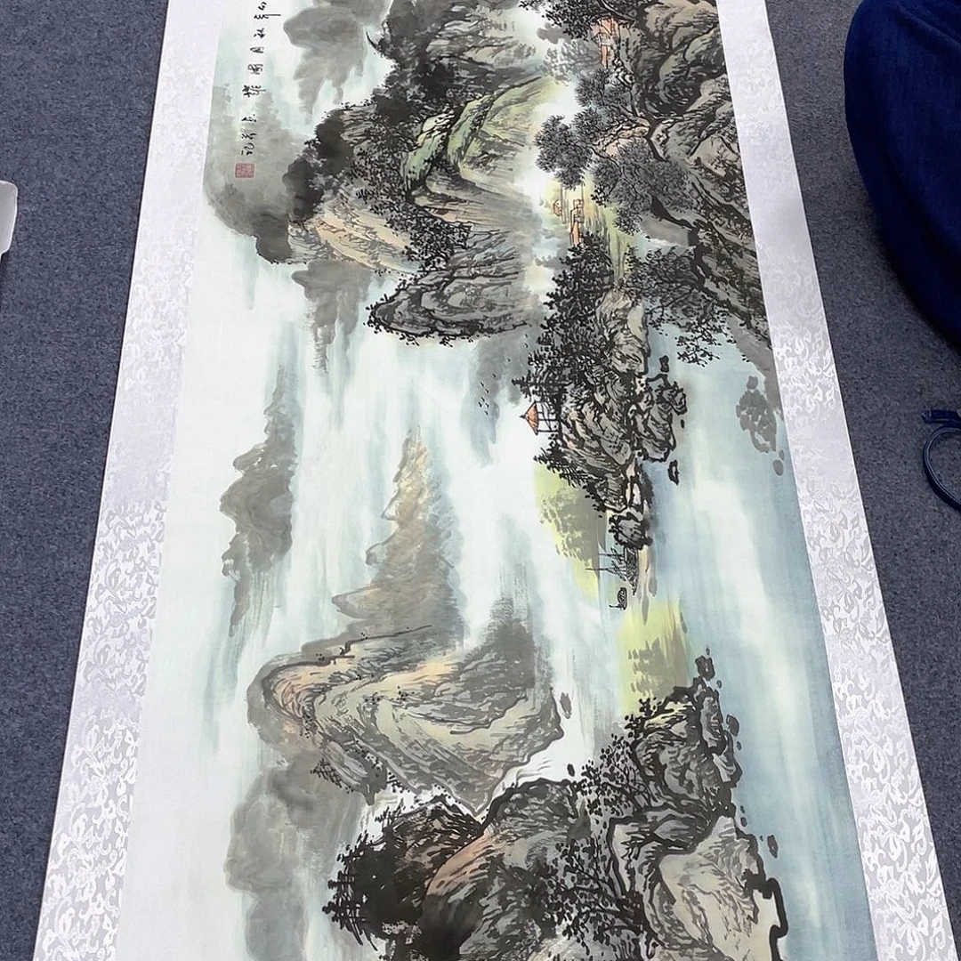 国画作品小姐姐放漏…
