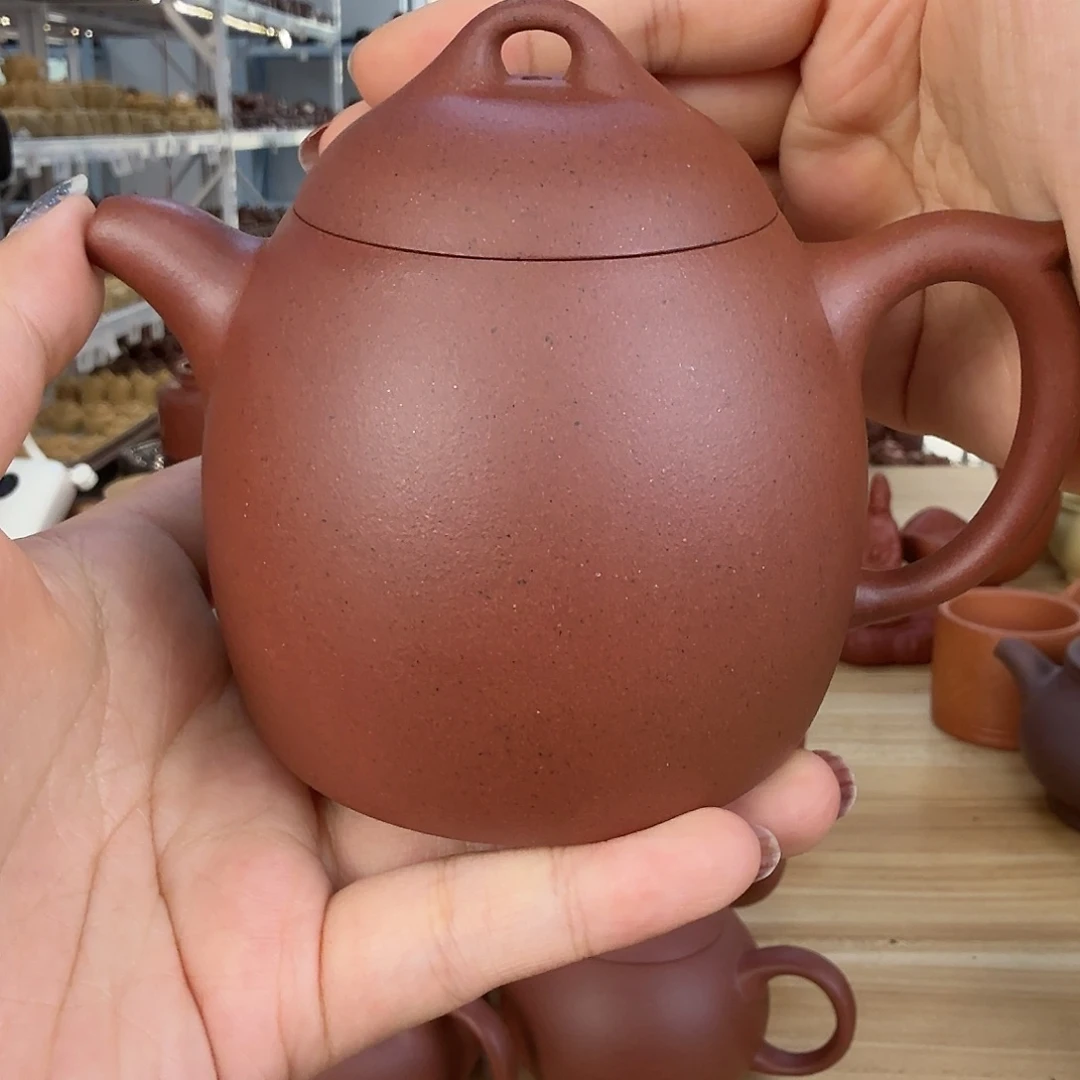 茶壶紫砂宜兴原矿紫砂黑星土275