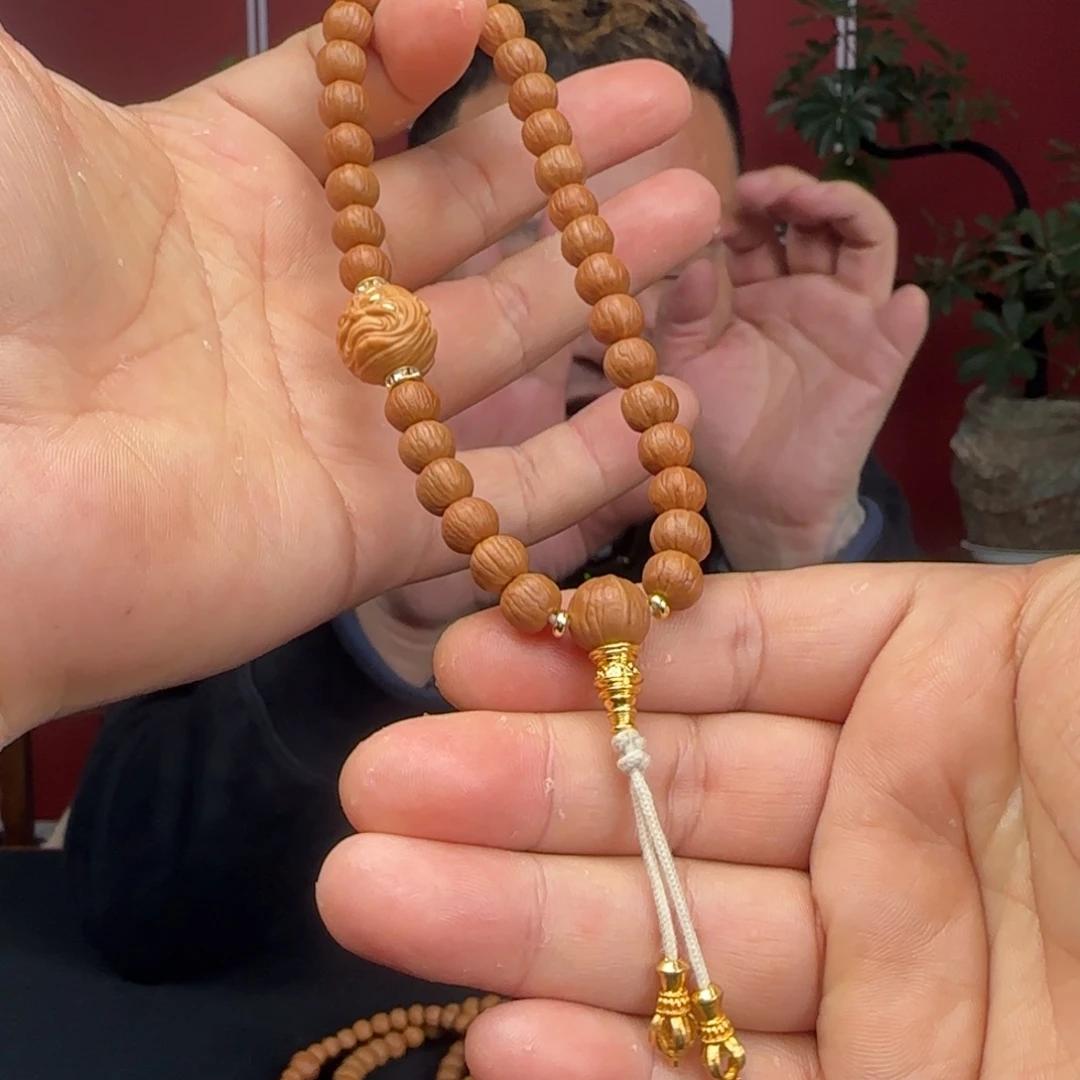 猴头核桃手串双歧8小+全品无暇带配饰一整套