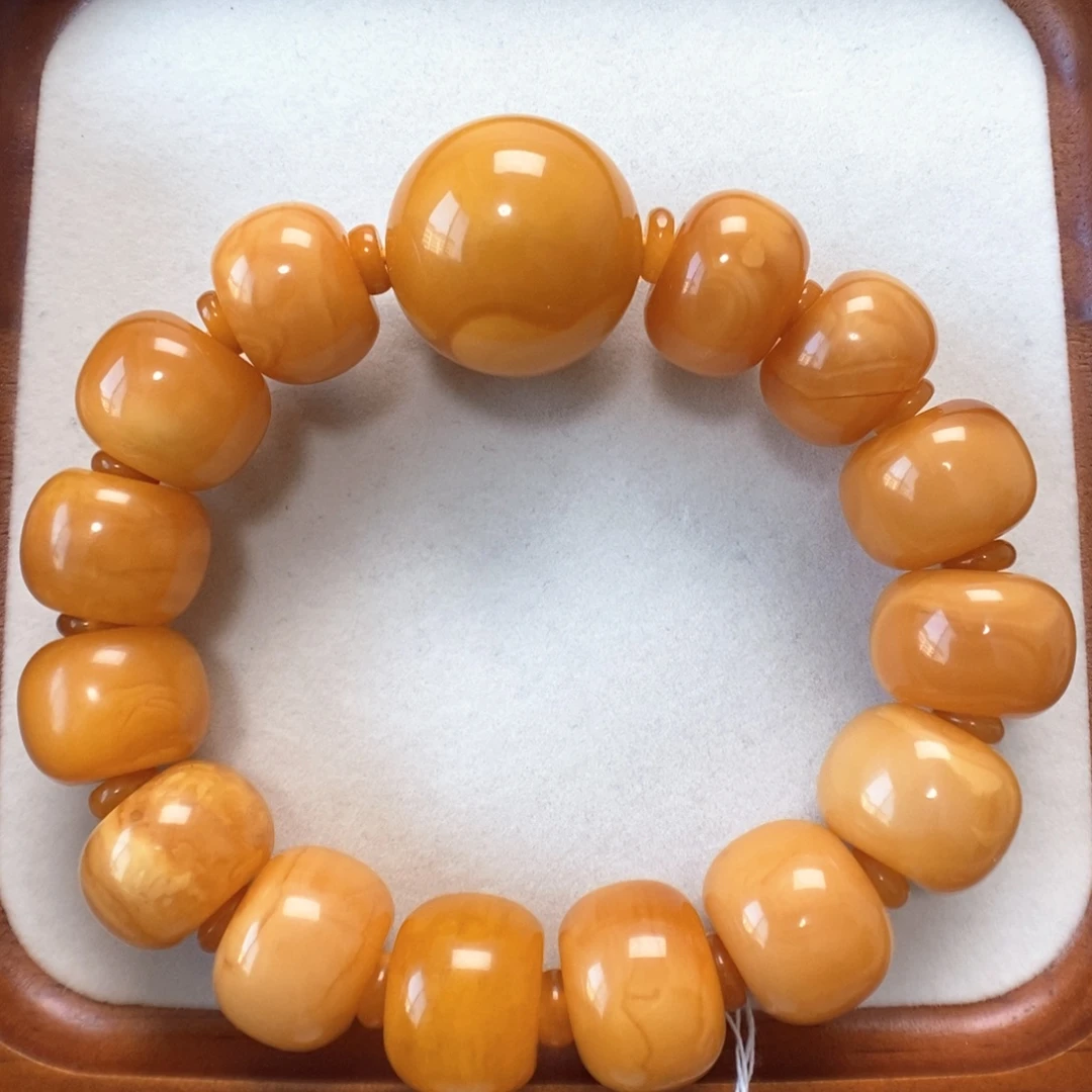 蜜蜡未镶嵌手串蜜蜡