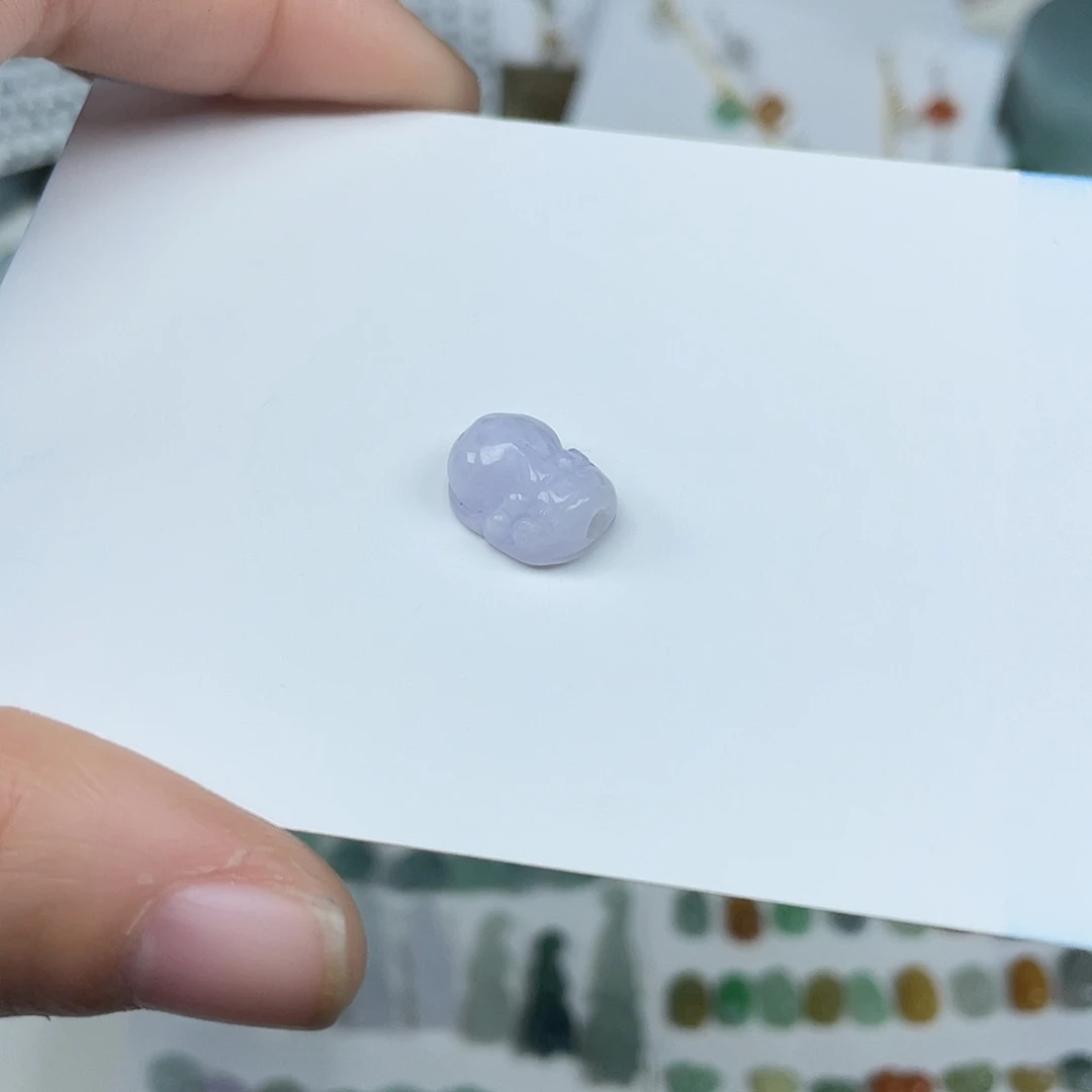 翡翠未镶嵌颈饰34678