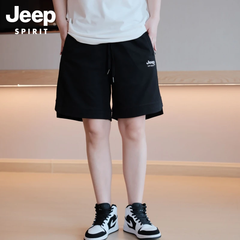 JEEP/吉普 2025夏季新款男士舒适百搭短裤 薄款简约宽松短裤