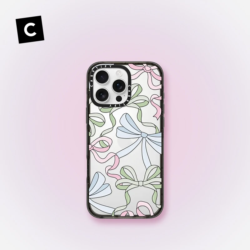 CASETiFY 蝴蝶结满印 艺术家系列 适用于iPhone16/15 手机壳