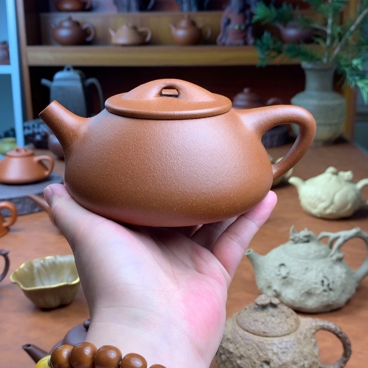 茶壶紫砂红降坡景舟容量350