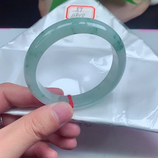 翡翠手镯未镶嵌正圈043