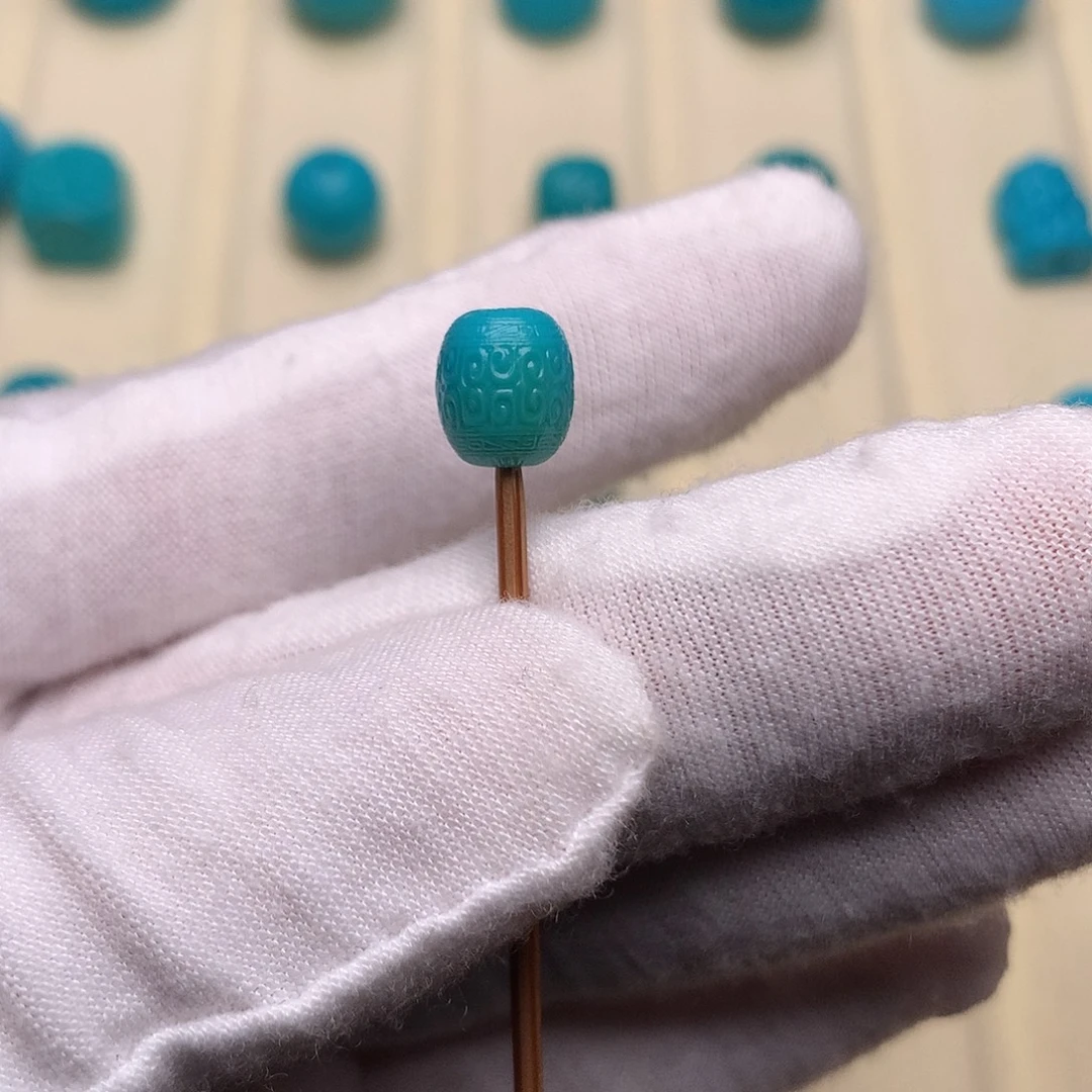 绿松石未镶嵌绿松石回纹7.5