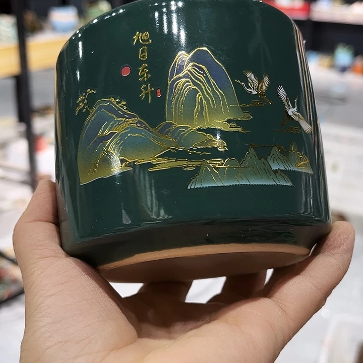 瓷片花盆多肉捏花福利