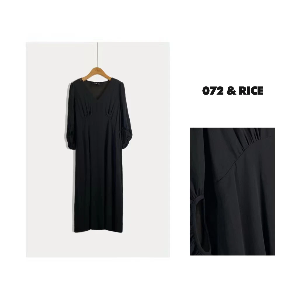 072 & RICE【志玲姐姐】气质连衣裙 W0034 FF