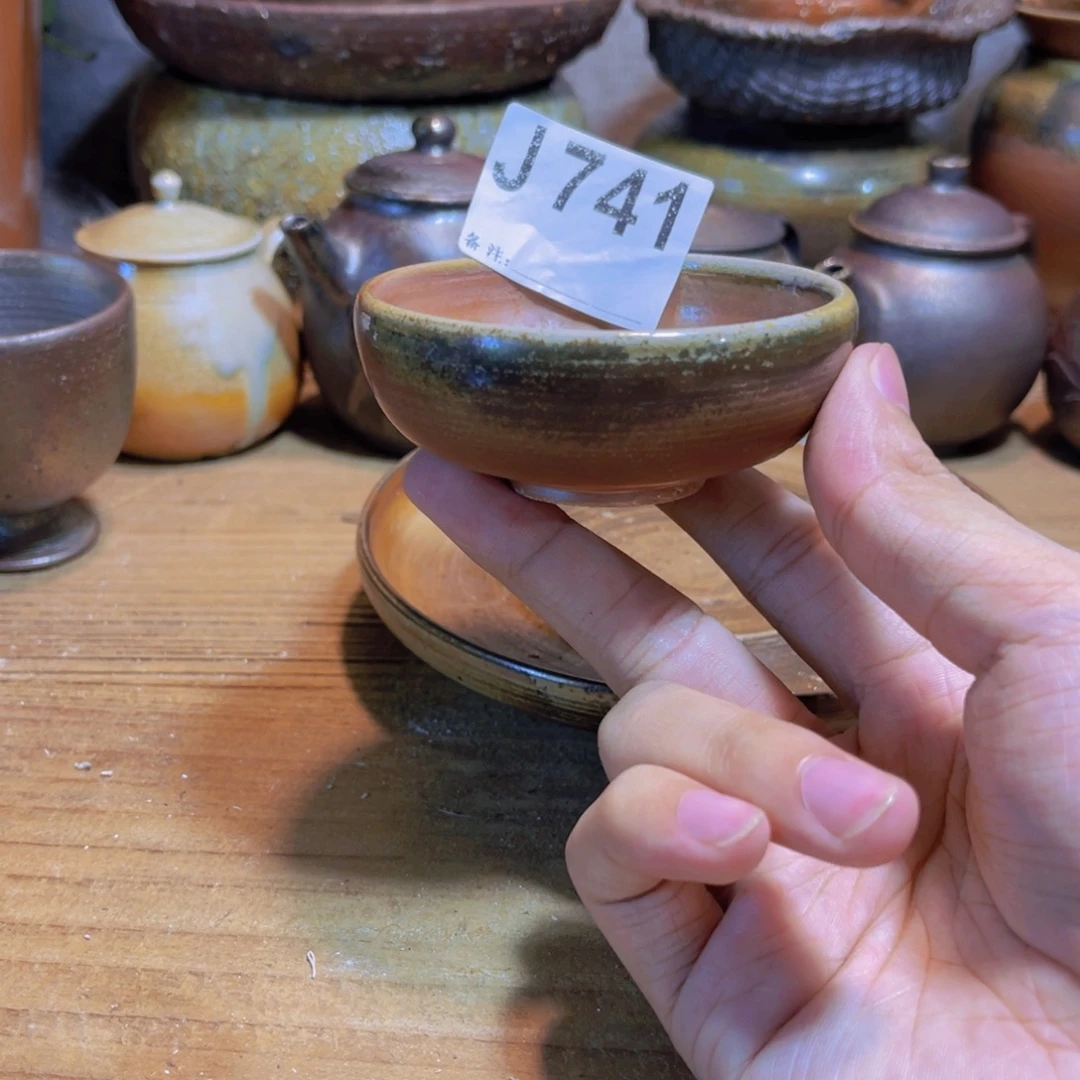纯手工制作工艺（柴烧）裸烧纯手工制作柴烧741