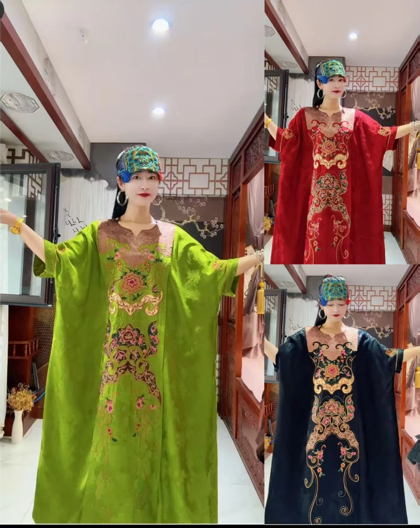 极简风刺绣常规大衫连衣裙唐汉布衣新款Y