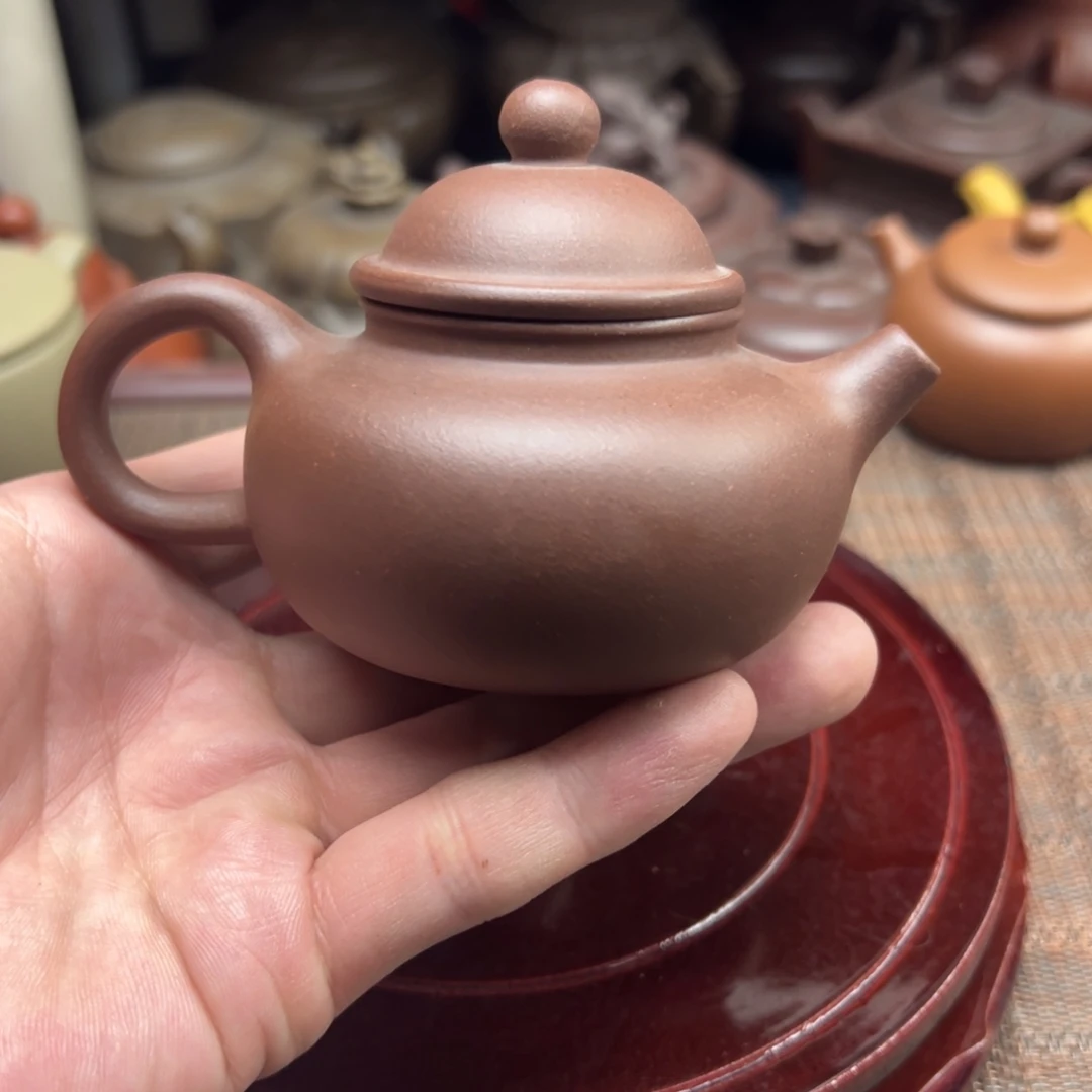 茶壶紫砂宜兴原矿紫砂壶130毫升容量