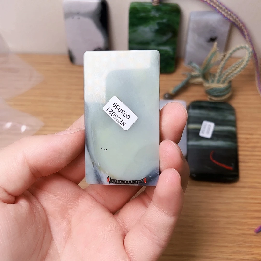 和田玉(糖玉)珠宝半成品未镶嵌豆**爸