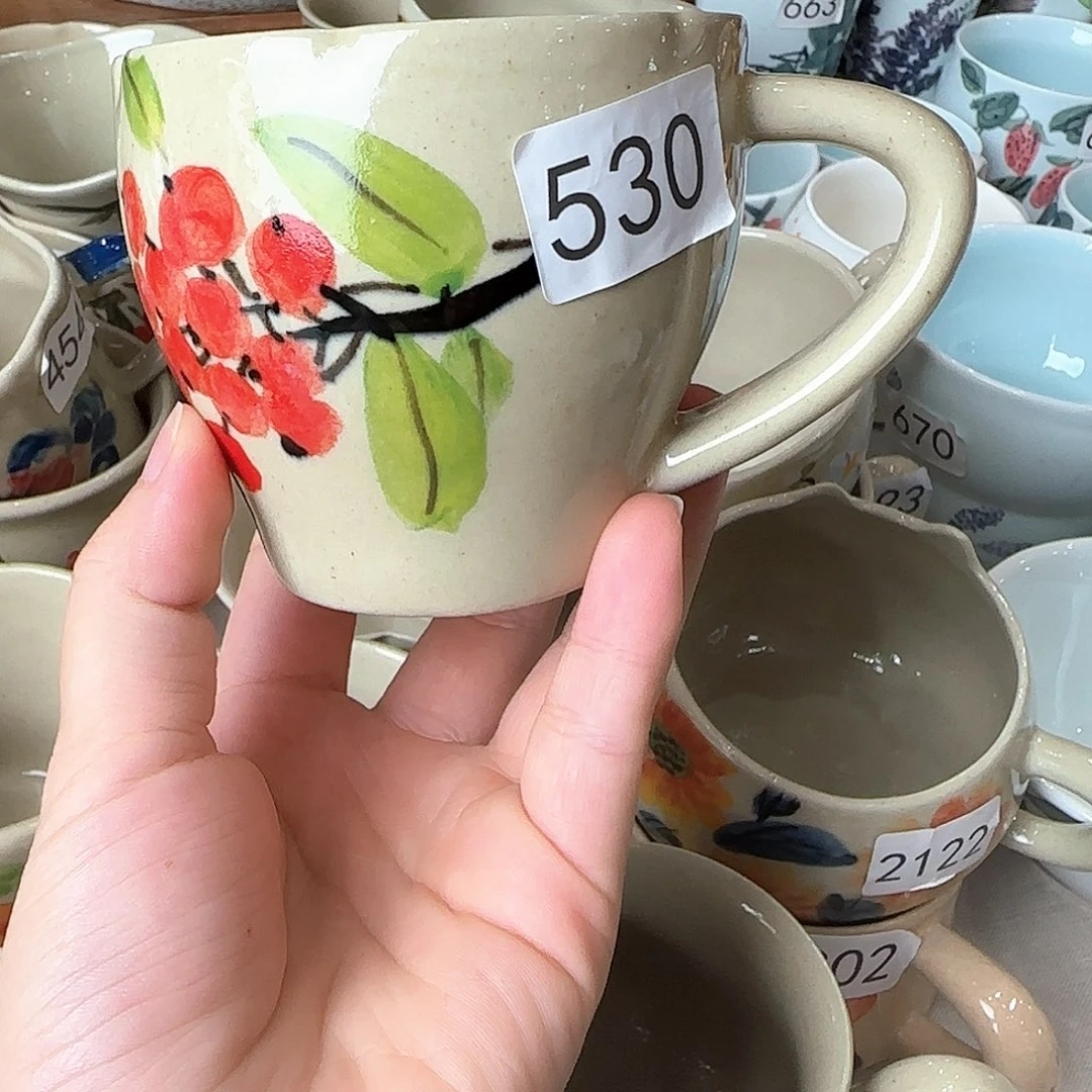 杯子景德镇陶瓷高温杯子530