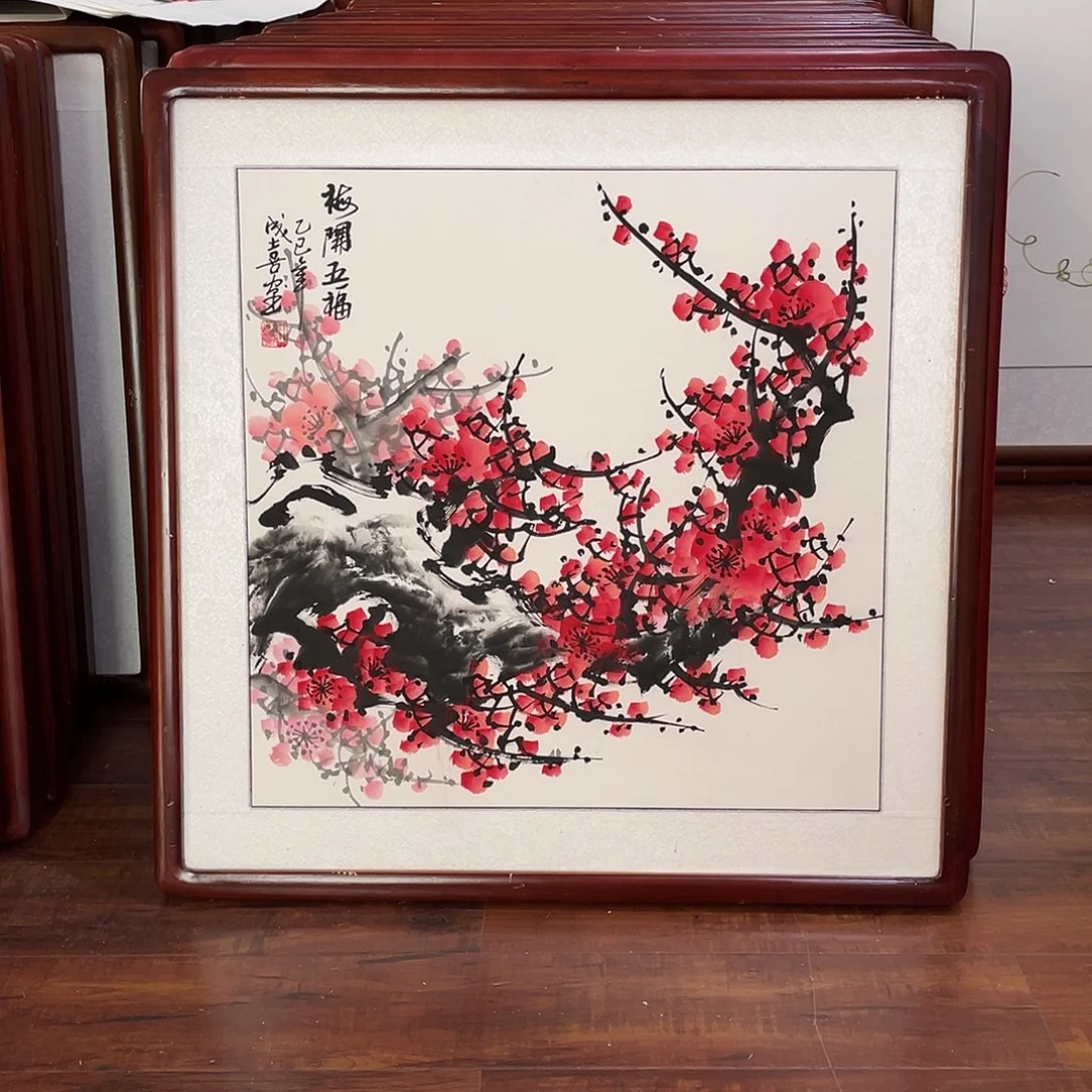 国画带框尺寸63*63厘米