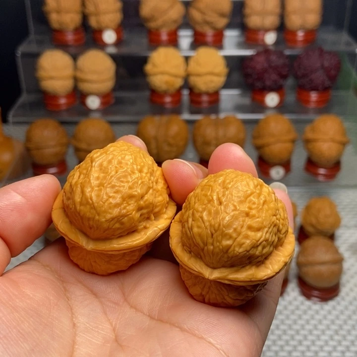 把件文玩核桃太阳系元宝42