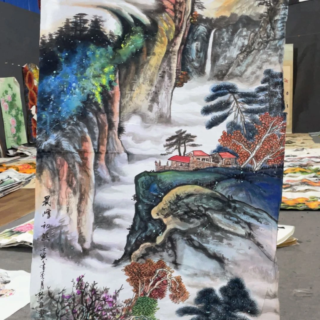 国画国画作品画画一个作品
